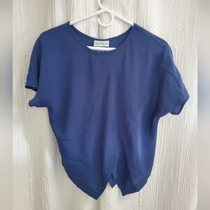 Willow Ridge Classic Navy Short Sleeve Top